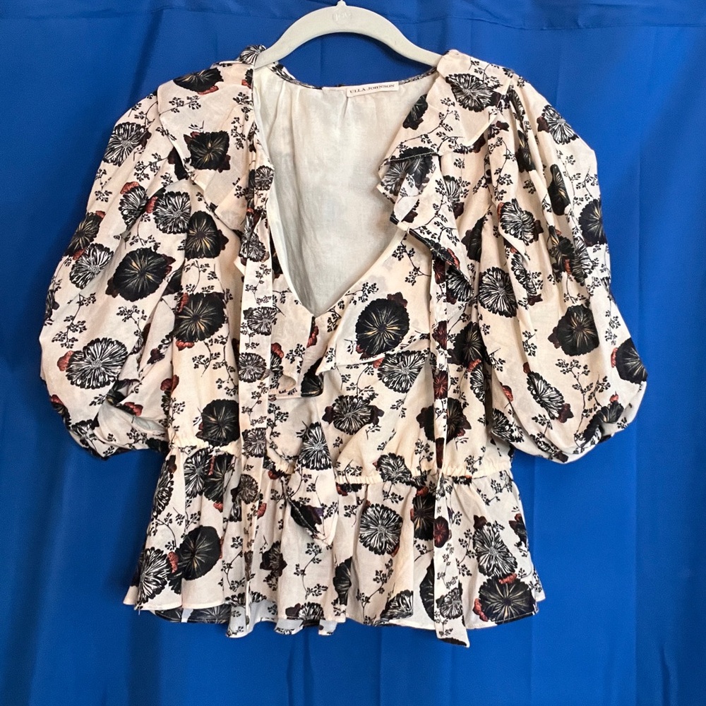 NWOT ULLA JOHNSON TOP, SIZE 4